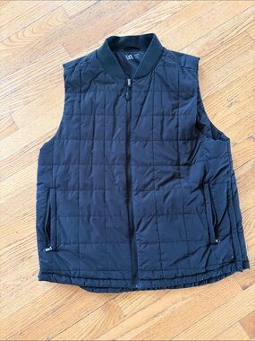 DSG (Dicks Sporting Goods) Men's Black Quilted Zip-Up Vest